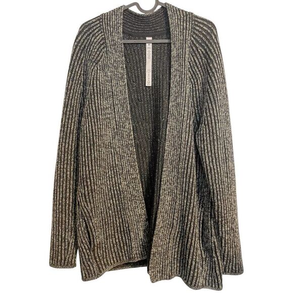 Lululemon Cotton Cashmere Sweater Wrap Cardigan 4 - Picture 5 of 8